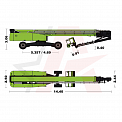 Чертеж Телескопический подъемник ZOOMLION ZT58J