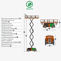 Чертеж Ножничный подъемник Dingli JCPT1823DCL