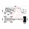 Чертеж Коленчатый подъемник AURORA AB16EJ
