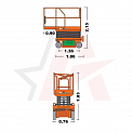 Чертеж Ножничный подъемник Dingli JCPT0807PA