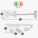 Чертеж Телескопический подъемник Dingli BT30SHRT