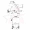 Чертеж Мачтовый подъемник Dingli AMWP11.5-8200AC